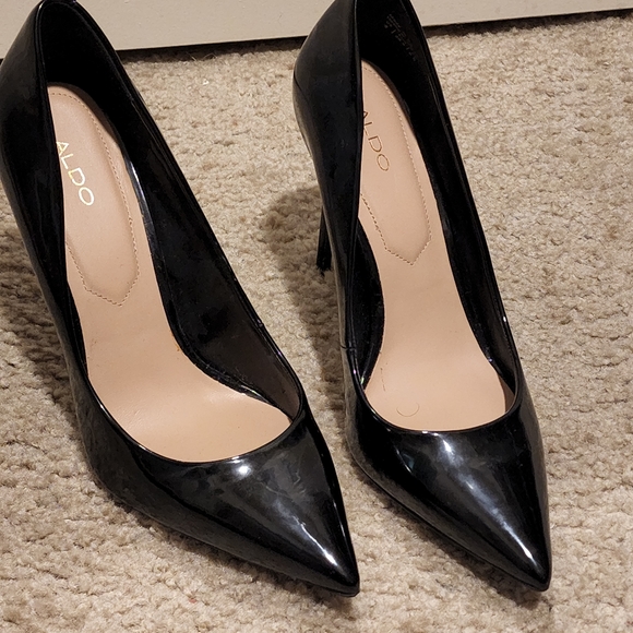 Black patent leather heels - Picture 2 of 4